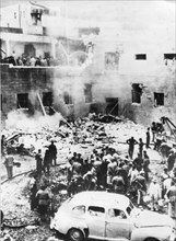 Attack on Jewish headquarters in Jerusalem.