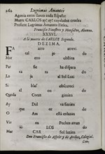 History of Spain. Décima to King Charles II's death by Francisco de Asprer y de Arenes. Tears of