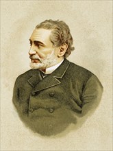 Práxedes Mateo Sagasta (1825-1903). Leader of the Liberal-Progressive Party. President of the