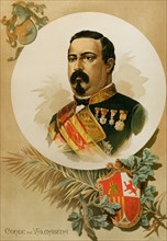 Blas de Villate y de la Hera (1824-1882). 1st count of Valmaseda. Spanish general. Captain General