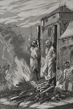 France. Torment of the Knights Templar in Paris. On 12 May 1310, more than fifty Knights Templar