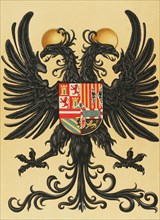 Royal Standard of Charles I of Spain and V of Germany (1500-1558). Two-headed imperial eagle. All