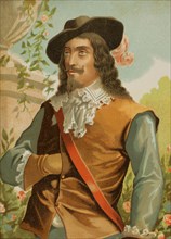 Charles I (1600-1649). King of England and Scotland (1625-1649). Portrait. Chromolithography.