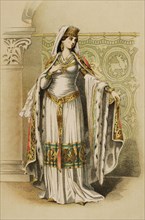 Noblewoman from the time of the reign of Emperor Frederick Barbarossa (1155-1199).