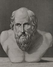 Diogenes of Sinope (ca. 412 BC - 323 BC). Greek philosopher belonging to the Cynic School.