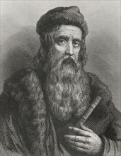 Johannes Gutenberg (ca. 1399-1468). German inventor. Around 1450 he created the first movable type