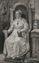 Pius IX (1792-1878). Italian pope (1846-1878), born Giovanni Maria Mastai Ferretti. Portrait.