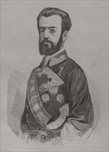 Amadeo I of Spain (1845-1890). King of Spain from January 2, 1871 to February 11, 1873. First Duke