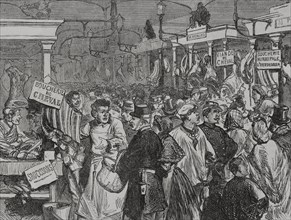 Franco-Prussian War (1870-1871). Siege of Paris (19 September 1870 to 28 January 1871). Meat market