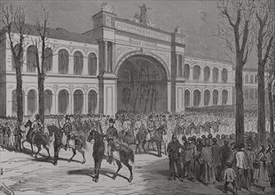 Franco-Prussian War (1870-1871). On 1 March 1871 the Prussian army entered Paris in a symbolic