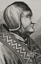 Clement IV (1202-1268). Pope of the Catholic Church (1265-1268). Born Gui Foucois. Portrait.