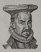 Pierre Pithou (1539-1596). French lawyer and scholar, also known as Petrus Pithoeus. Portrait.