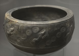 Bowl with decoration. Clay. 2nd-3rd centuries AD. Provenance unknown. National Archaeological