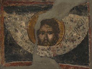 The Holy Face. Wall painting. From the Church of St. Nicholas. 16th century. Zhelezna, Montana