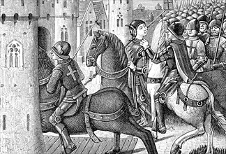 On May 24, 1429, Joan of Arc and her troops attacked the English and took control of their camp at