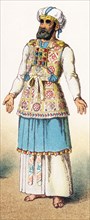 The figure illustrated represents an ancient Hebrew high priest in full dress. The illustration