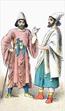 The figures illustrated here represent two ancient Persians of noble rank. Ancient Persia included