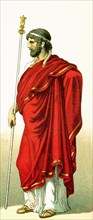 This 1882 illustration shows an ruler of an ancient Greek city-state in the fifth and fourth