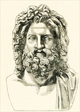 Shown here is the Zeus of Otricoli, an ancient Roman bust found in Otricoli in 1775 during the