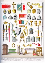 The artifacts here date to Europe between 1200 to 1300. They are, according to the numbers‚ÄîFROM