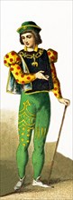 The figure represented here is a French nobleman, with insignia of Order of Golden Fleece, in the