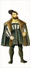 The figure pictured here is the Elector John Frederick in the 1500s. The illustration dates to 1882