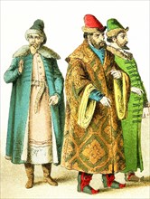 The Slavonic figures pictured here date to 1500. They represent, from left to right: a Russian