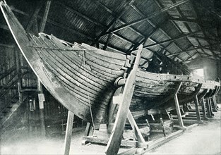 The Gokstad ship was built around 890 AD, at the height of the Viking period. It was a fast and