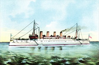 The USS Cruiser Columbia was launched in July 1892 and in 1894 put under the command of Captain G.W