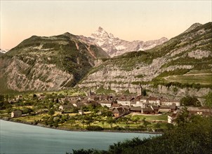 St. Maurice et la dent du Midi.