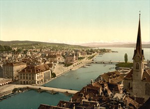 Panorama of Zurich.