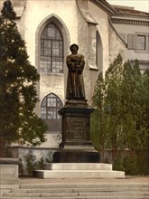 Monument to Ulrich Zwingli in Zurich.