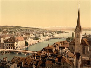 Panorama of Zurich.