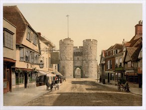 Tor in Canterbury in der Grafschaft Kent im Sudosten Englands.