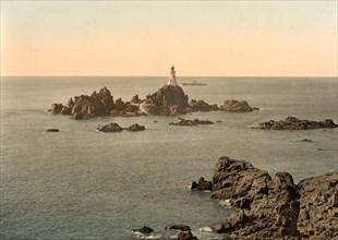 Corbierre lightbouse in Jersey.