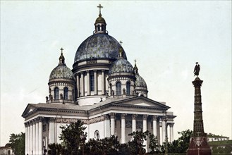 The Saint Isaac's Cathedral.