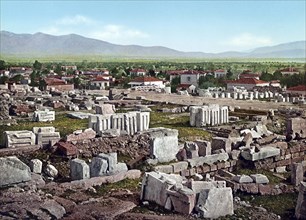 View over the excavation area of Eleusis.