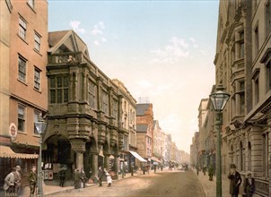 The High Street at Exeter.