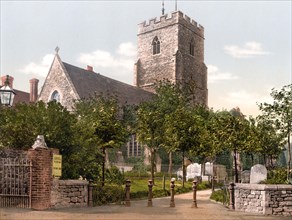 Kirche St. Mary's church in Folkestone.