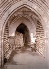 The crypt in the church.