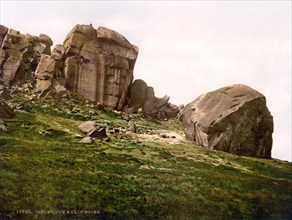 Cow and calf rocks.