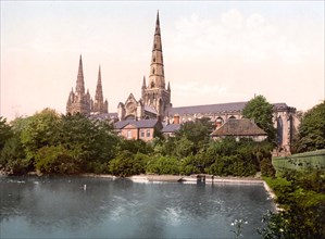 Lichfield Cathedral.