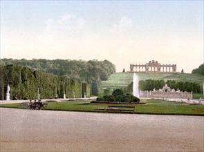 The Schoenbrunn park.