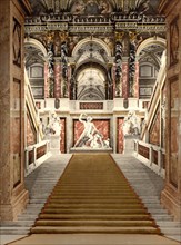 Staircase in the Museum of Art in Vienna.