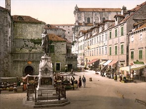 Gundulic Square in Ragusa.