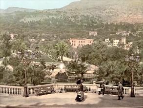 The gardens of the Casino of Monte Carlo.