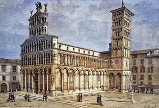 The church of San Michele in Lucca.