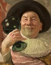 Self-portrait of the painter Stanislaw Lentz.