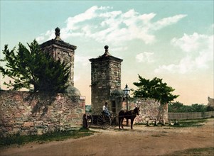 Old City gate.