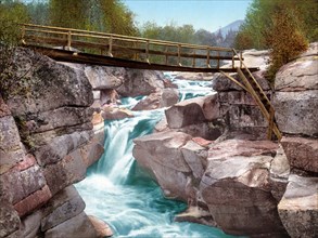 Upper Falls of the Ammonoosuc.